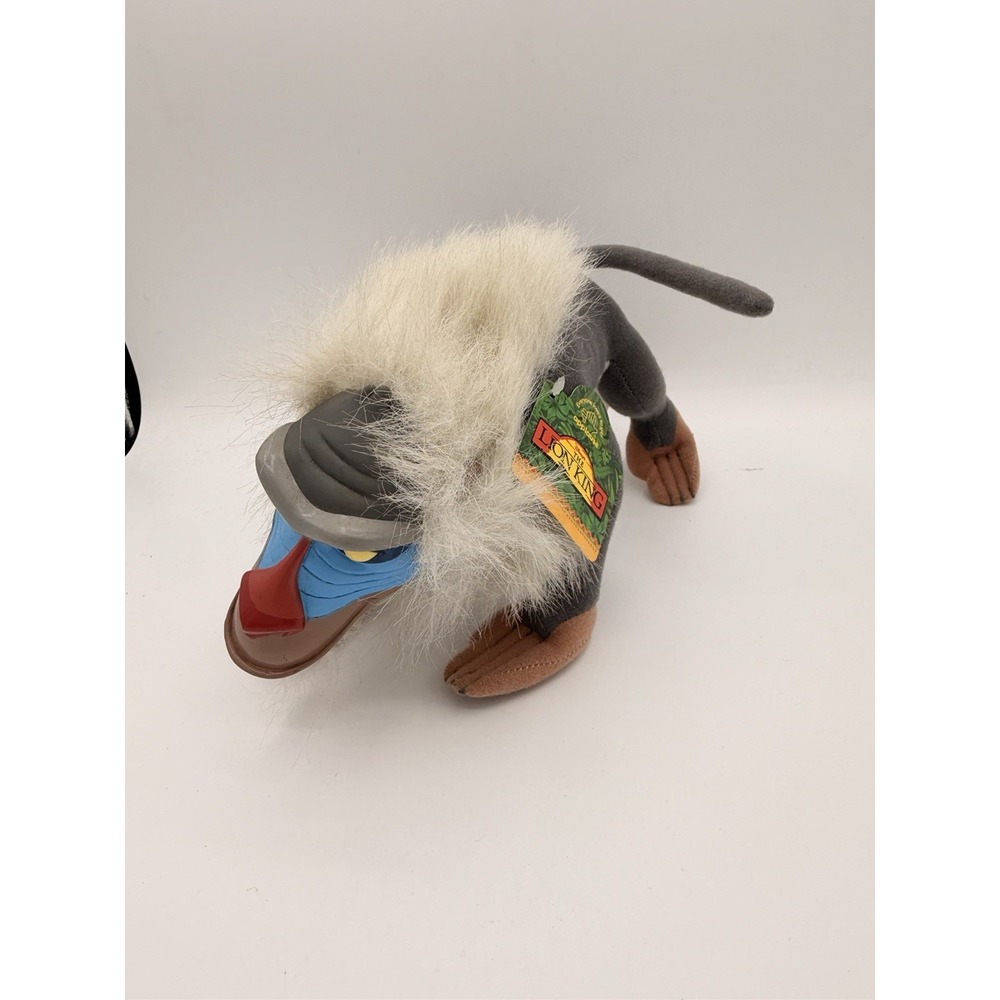 1994 The Lion King Rafiki Vinyl Face Mini Plush – NWT Deadstock Applause